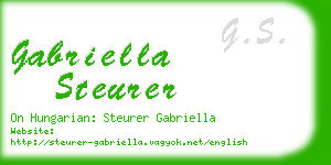 gabriella steurer business card